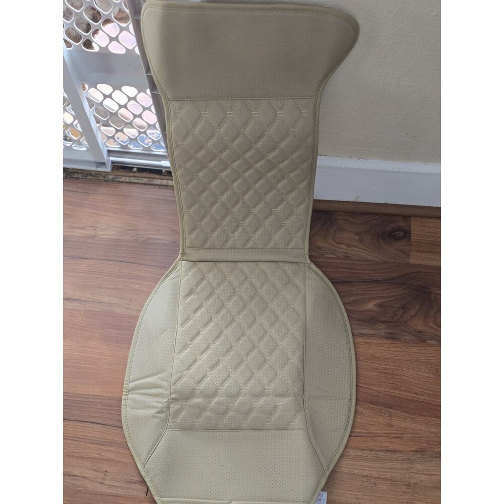 Beige Car Seat Cover Deluxe Soft & Breathable Front Premium Cover - Picture 3 of 6